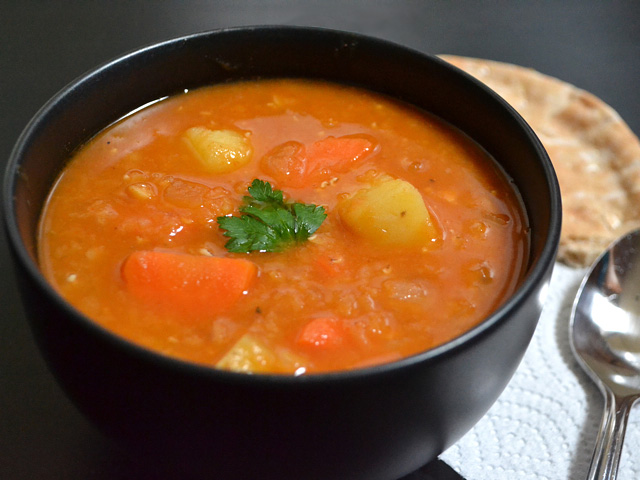 Vegan Red Lentil Stew