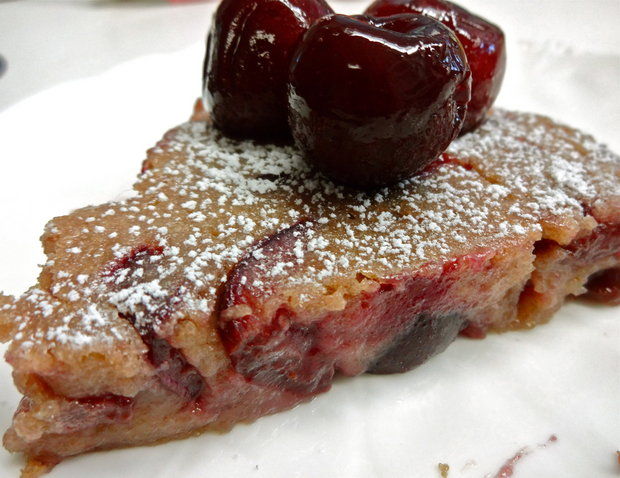 Vegan Cherry Clafoutis