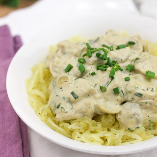 Spaghetti With Mushroom Sauce