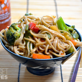 Vegan Teriyaki Noodle Bowls