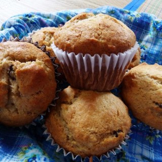 Eggless Banana And Walnut Muffins