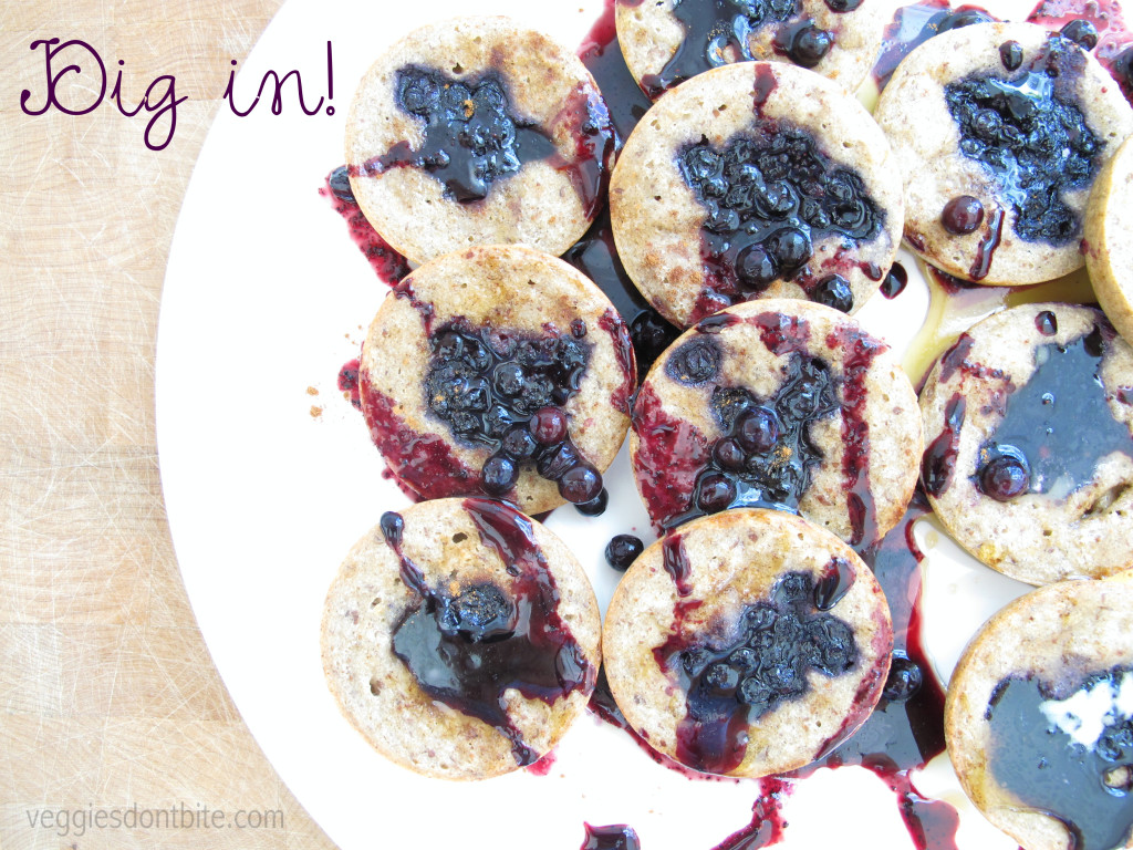 Blueberry Cupcake Pancakes