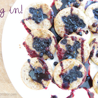 Blueberry Cupcake Pancakes