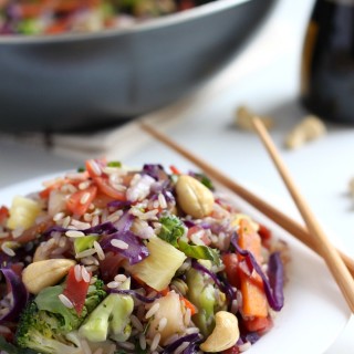 Cashew and Pineapple Quick Stir Fry