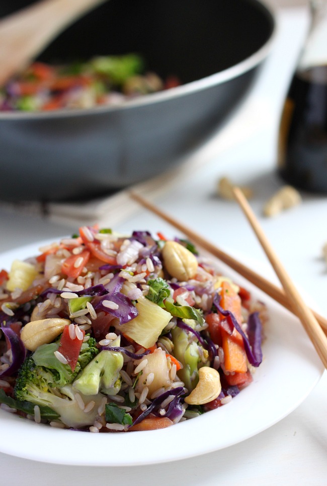 Cashew and Pineapple Quick Stir Fry