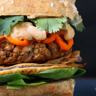 Cauliflower And Red Lentil Vegan Burger