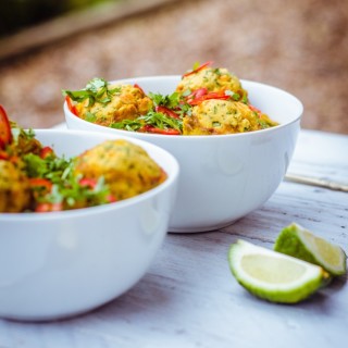 Curried Lentil Soup With Dumplings