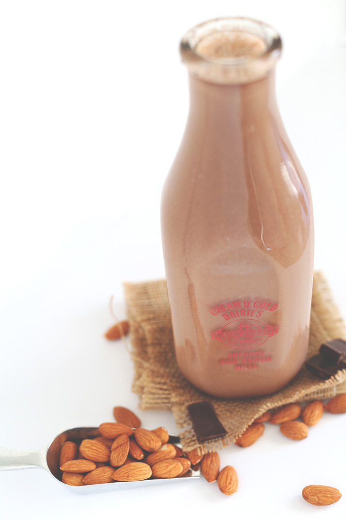 Homemade Chocolate Almond Milk