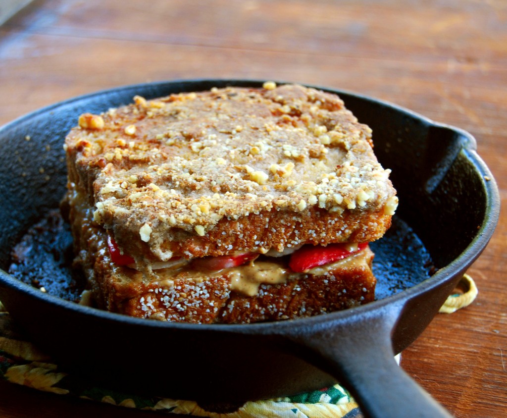 Vegan Stuffed French Toast