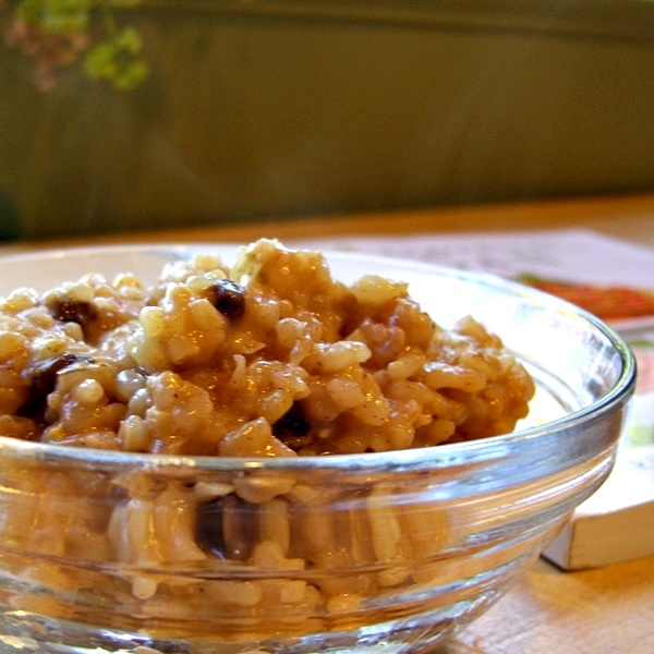 Cinnamon Raisin Breakfast Risotto