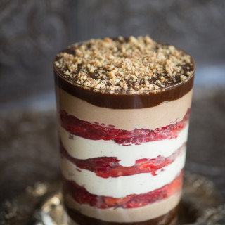 Strawberry and Chocolate Trifle