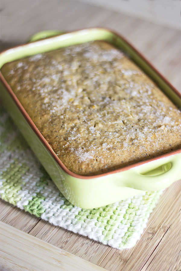 Almond Orange Poppy Seed Cake