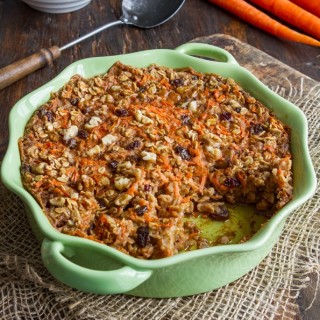 Carrot Cake Baked Oatmeal