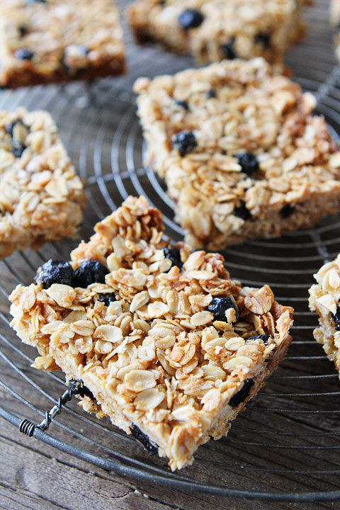 Coconut and Blueberry Granola Bars