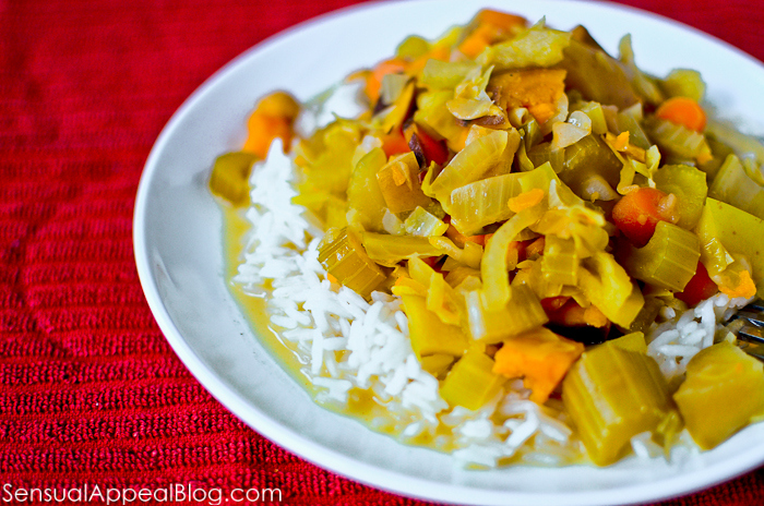 Slow Cooker Sweet And Spicy Vegan Curry