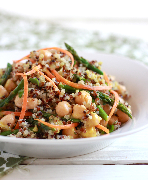 Curried Quinoa and Asparagus Salad