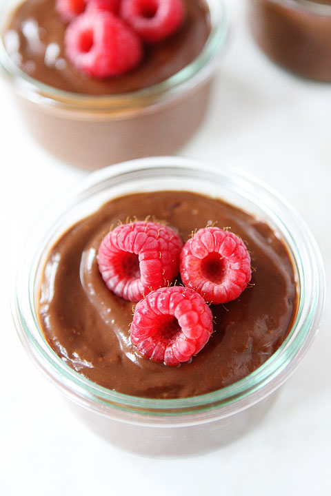 Simple Dark Chocolate Pudding