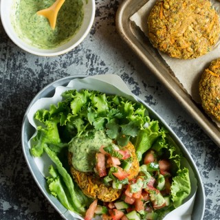 Moroccan Yam Burgers