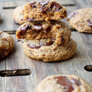 Dark Chocolate Chip Peanut Butter Cookies