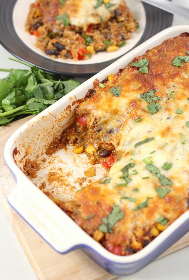 Mexican Style Quinoa Bake