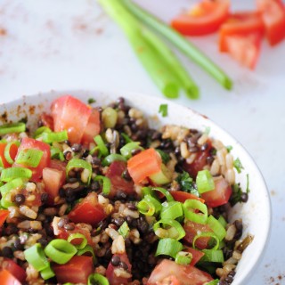 Black Lentil Salad