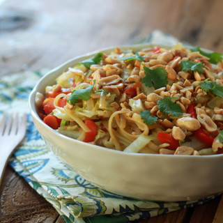 One Pot Peanut Sesame Noodles