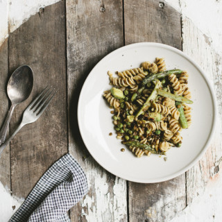 Spelt Pasta with Lentils, Sage and Lemon