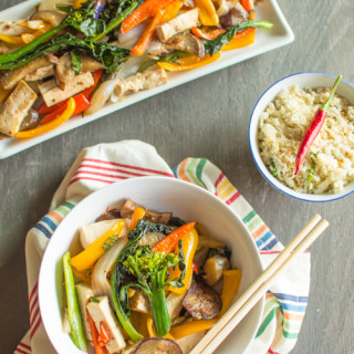 Chilli Eggplant and Tofu Stir Fry