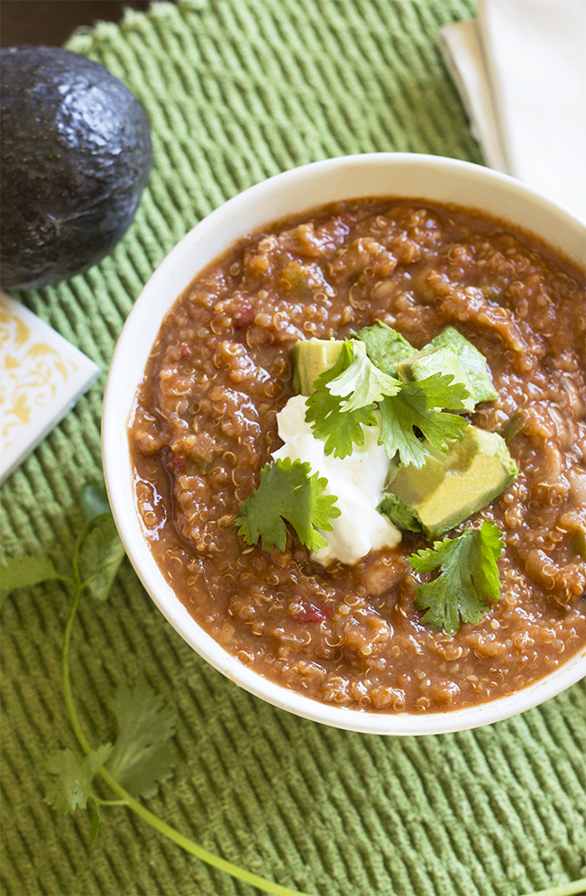 Mexican Style Quinioa Soup