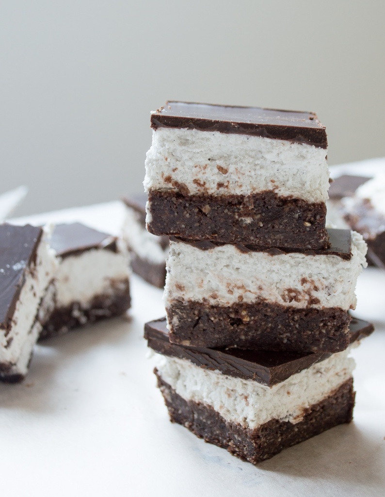 No Bake Vanilla Bean Chocolate Bars