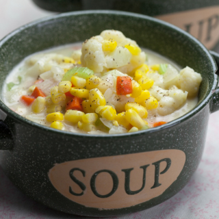 Cauliflower and Corn Chowder