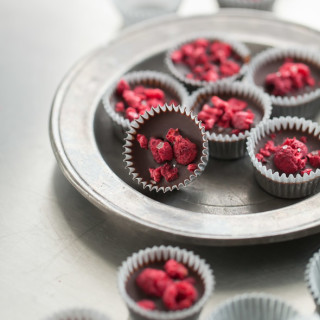 Raw Raspberry Chocolates