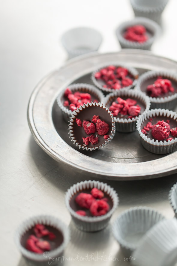 Raw Raspberry Chocolates