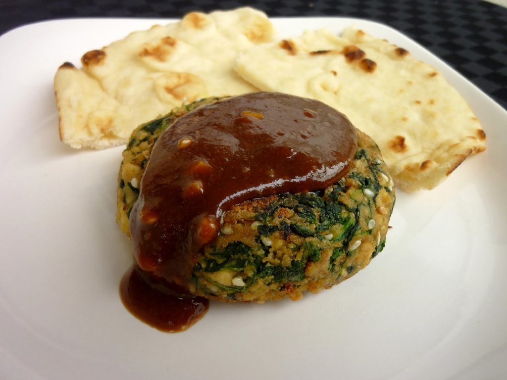 Tofu and Spinach Patties