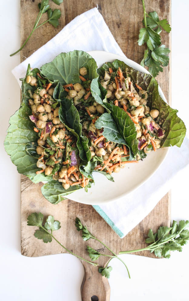 Chickpea Collard Green Tacos