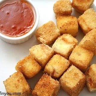 Crispy Fried Tofu with Homemade Sweet Chili Sauce