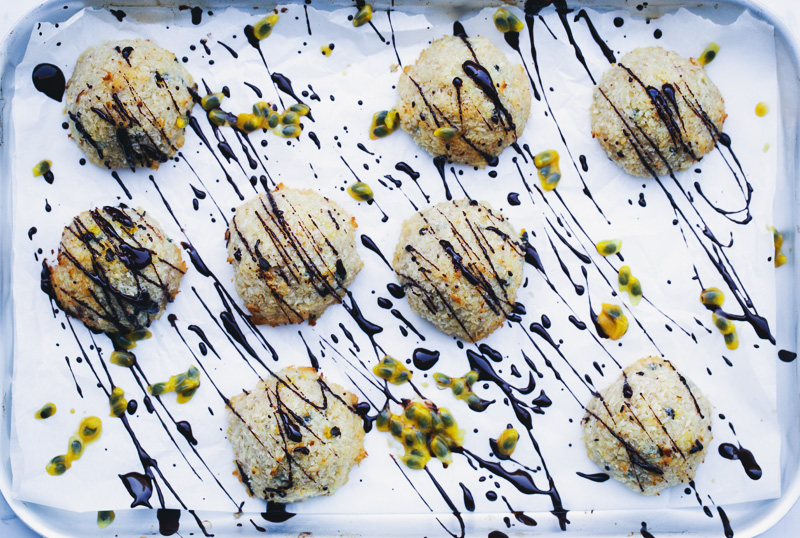 Passionfruit and Coconut Macaroons