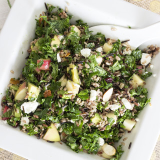 Wild Rice and Kale Salad