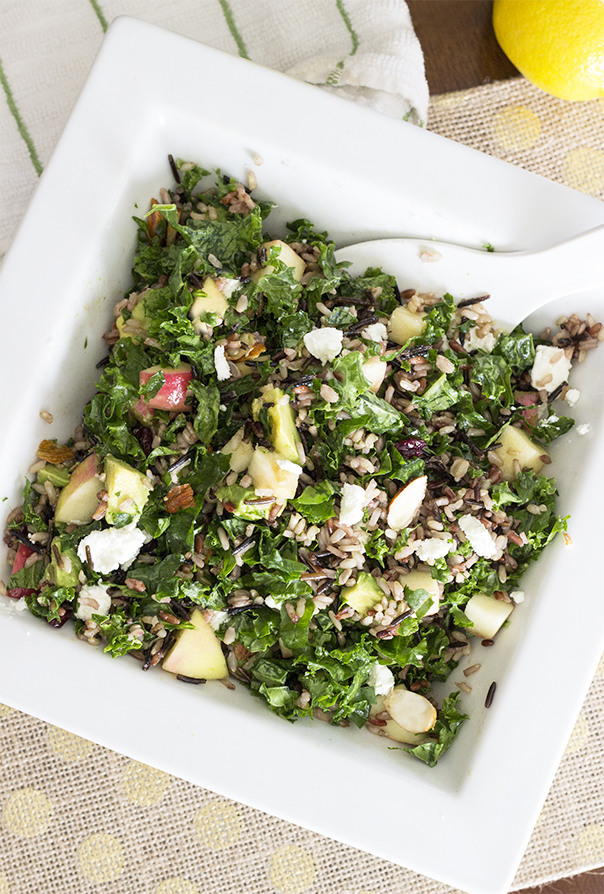 Wild Rice and Kale Salad