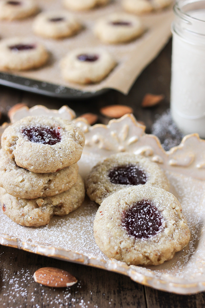 Almond and Raspberry Cookies