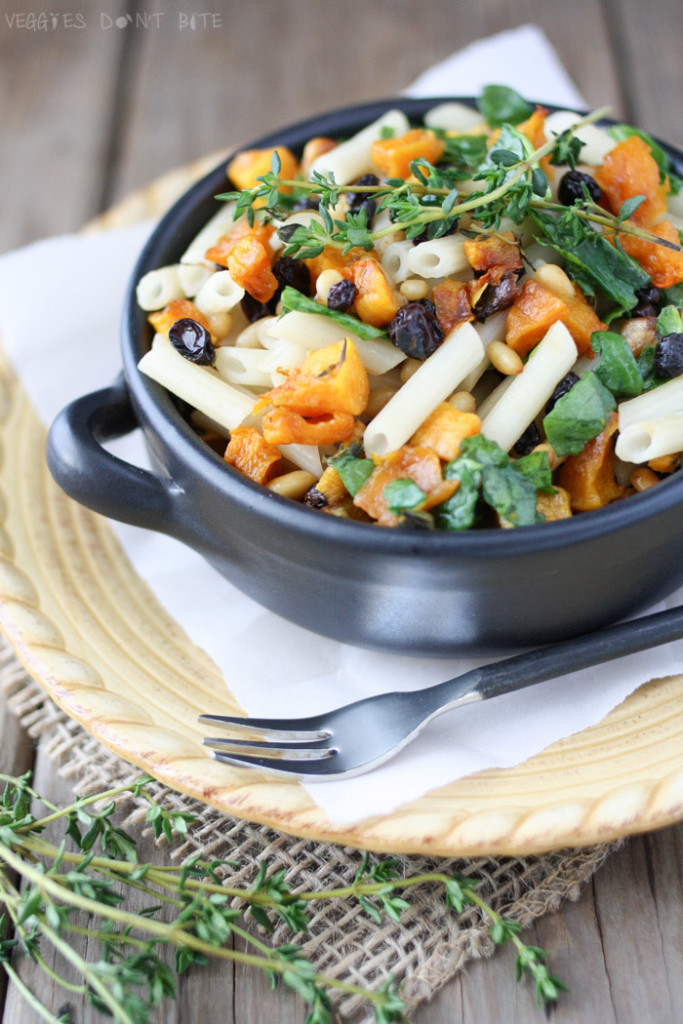 Butternut Squash and Quinoa Pasta Bowl