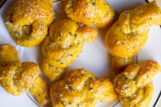 Pumpkin Flavored Garlic Knots