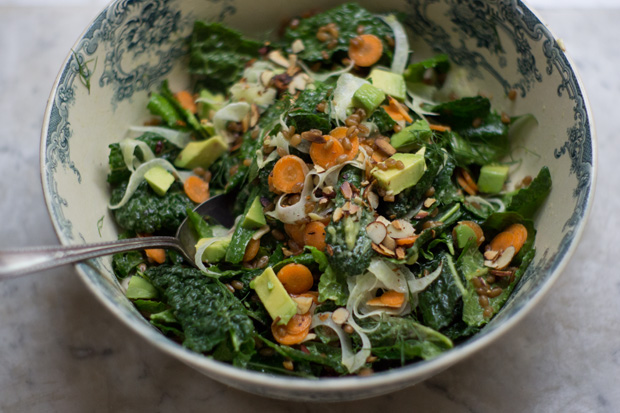 Garlic Kale Salad