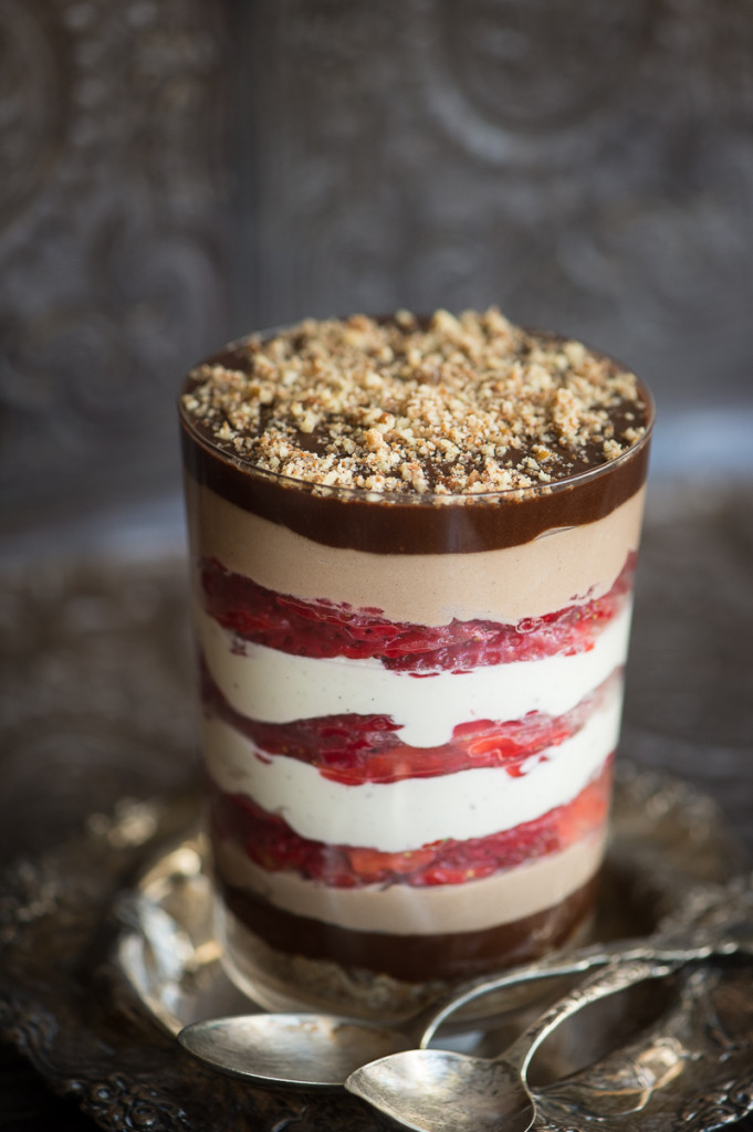 Strawberry and Chocolate Trifle