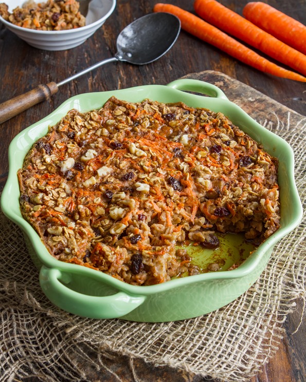 Carrot Cake Baked Oatmeal