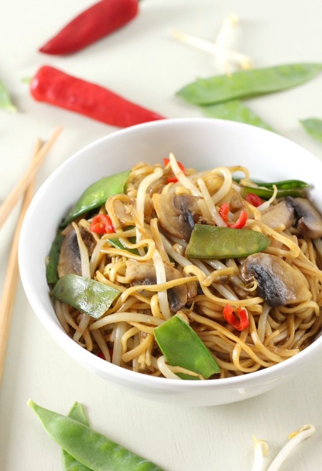 Veggie Chow Mein - The Vegan Food Blog