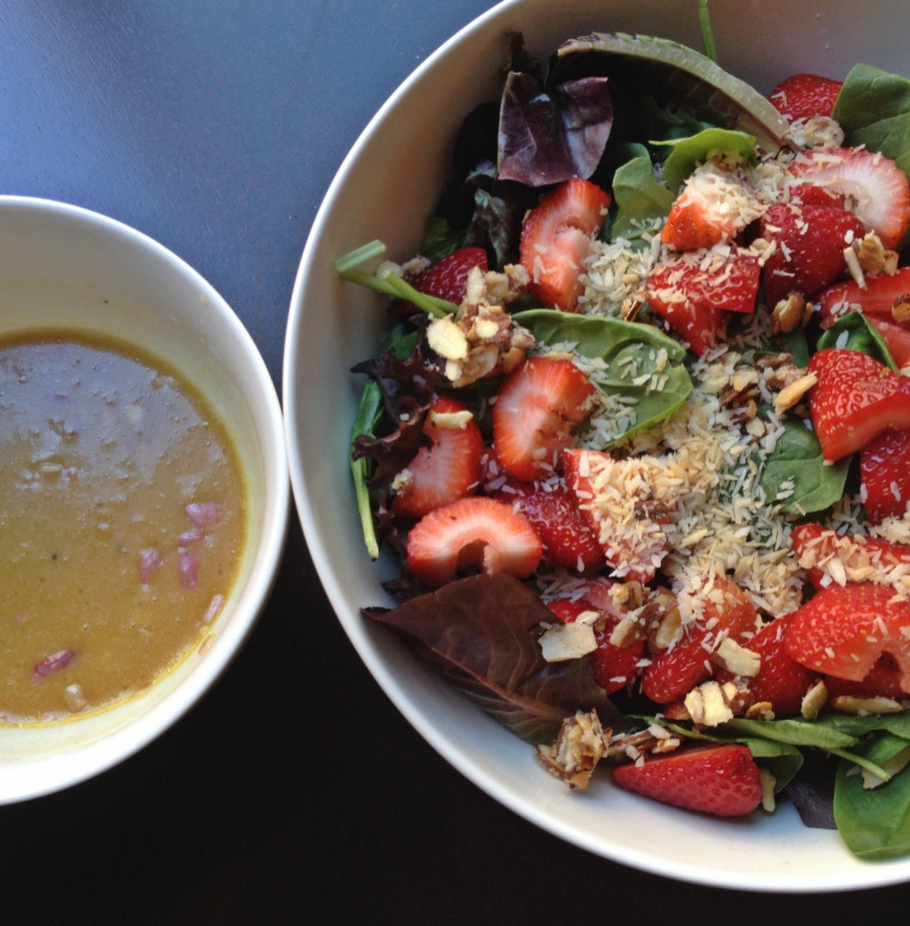 Strawberry Summer Salad with Shallot Vinaigrette