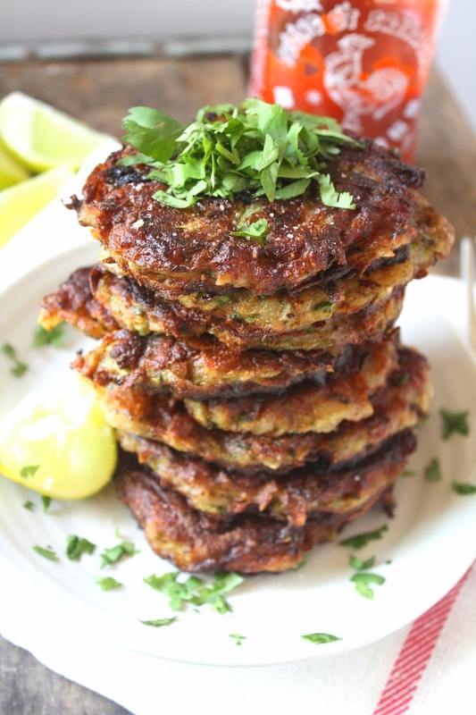 Southern Style Fried Zucchini Fritters - The Vegan Food Blog